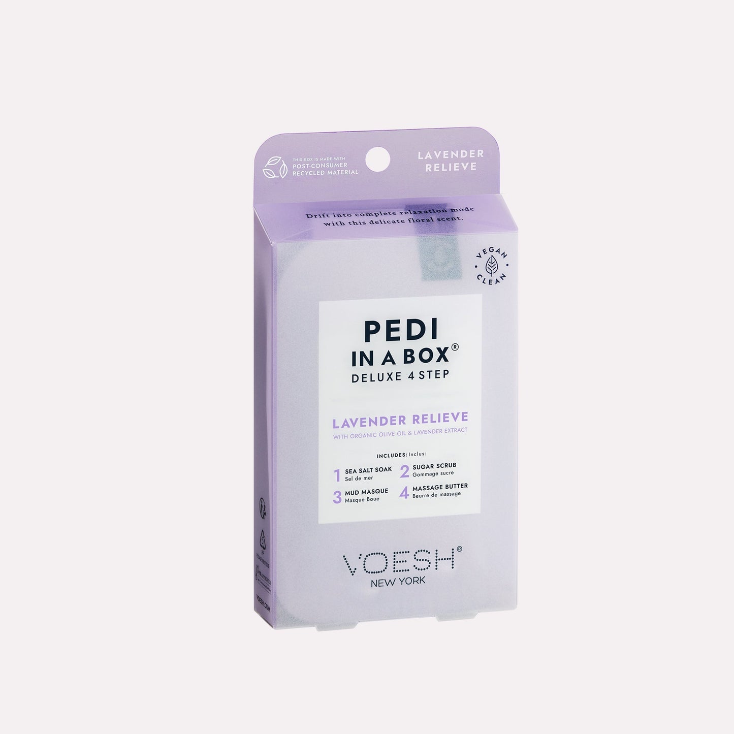 Voesh - Pedi in a Box Deluxe 4 Step Lavender Relieve