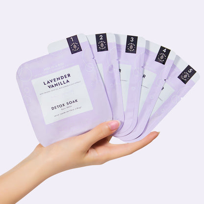 Voesh - Pedi in a Box O2 Fizz 5 Step Lavender Vanilla