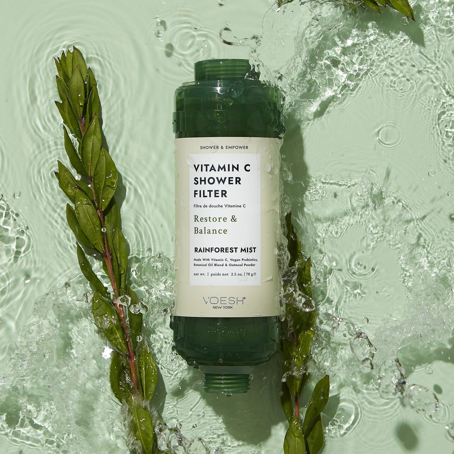 Voesh - Vitamin C Shower Filter Rainforest Mist