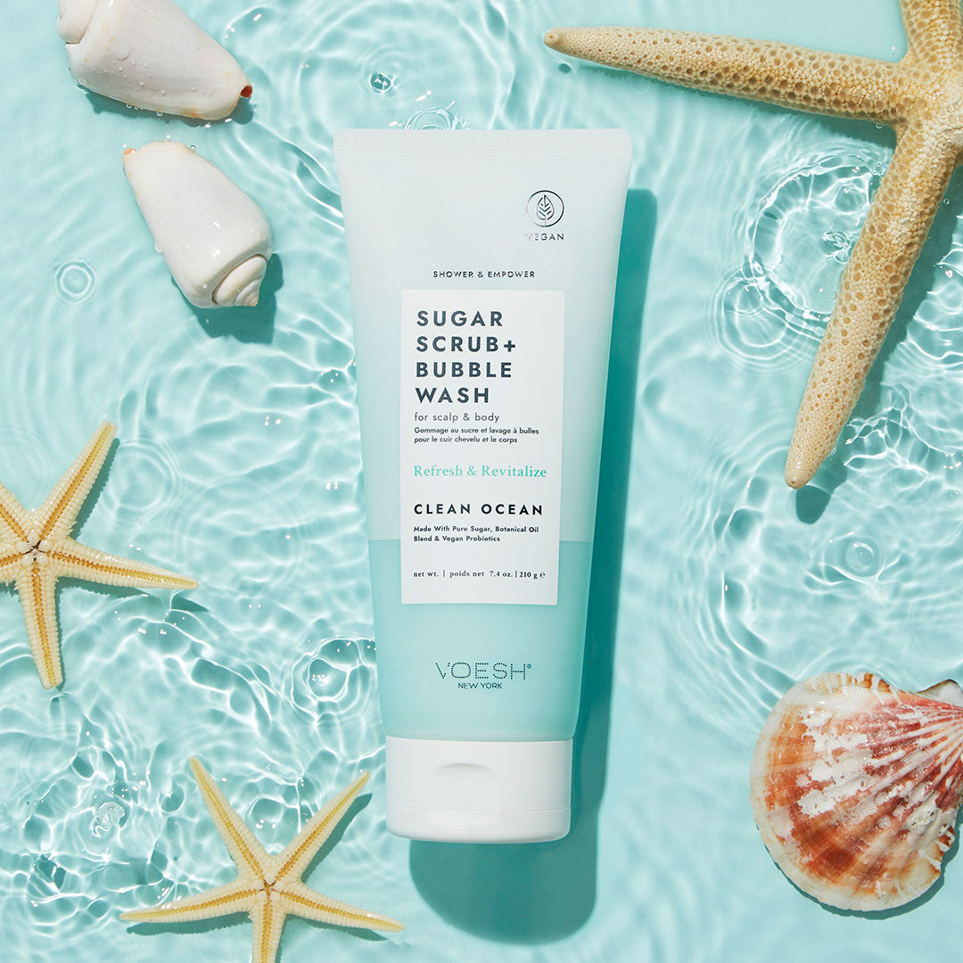 Voesh - Sugar Scrub + Bubble Wash Clean Ocean