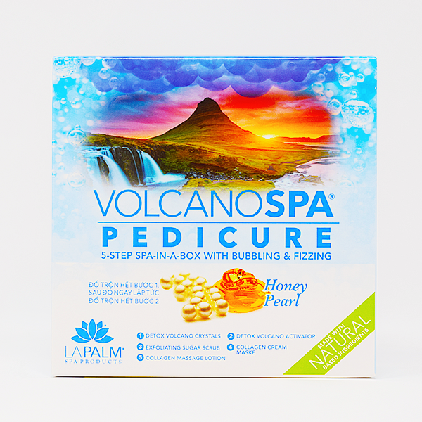 Volcano Spa Pedicure Kit - Honey Pearl Case of 36 by LaPalm