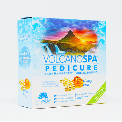 Volcano Spa Pedicure Kit - Honey Pearl Case of 36 by LaPalm
