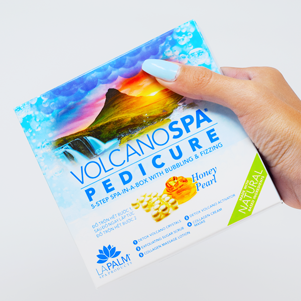 Volcano Spa Pedicure Kit - Honey Pearl Case of 36 by LaPalm