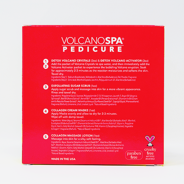 Volcano Spa Pedicure Kit - Tropical Citrus Case of 36 by LaPalm