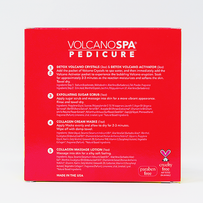 Volcano Spa Pedicure Kit - Tropical Citrus Case of 36 by LaPalm