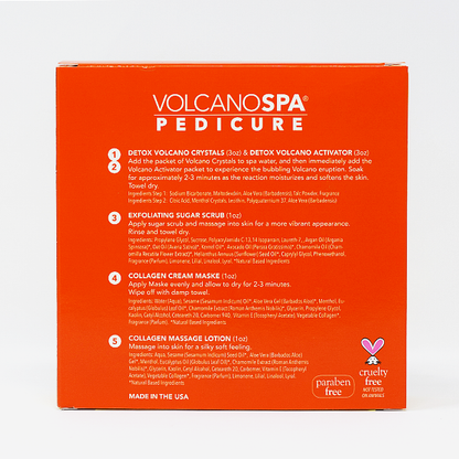 Volcano Spa Pedicure Kit - Orange No. 5 Case of 36 by LaPalm
