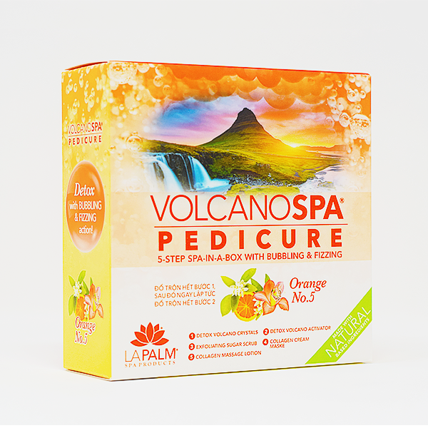 Volcano Spa Pedicure Kit - Orange No. 5 Case of 36 by LaPalm