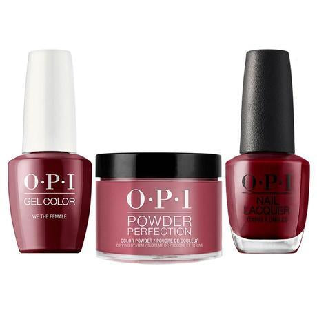 OPI Trio: W64 We The Female