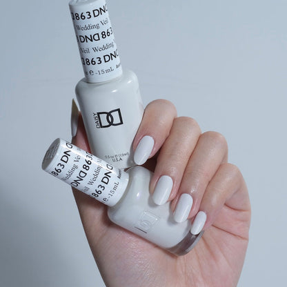 DND Gel & Lacquer Duo - Wedding Veil #863
