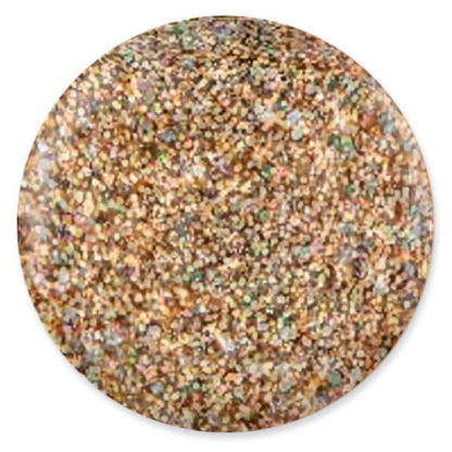 DND Gel Nail Polish Duo - 401 Gold Glitter Colors - Golden Sahara Star