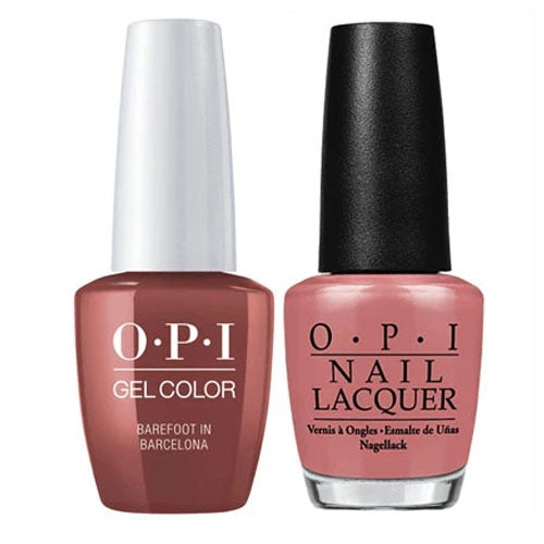 OPI Gel & Polish Duo:  E41 Barefoot in Barcelona