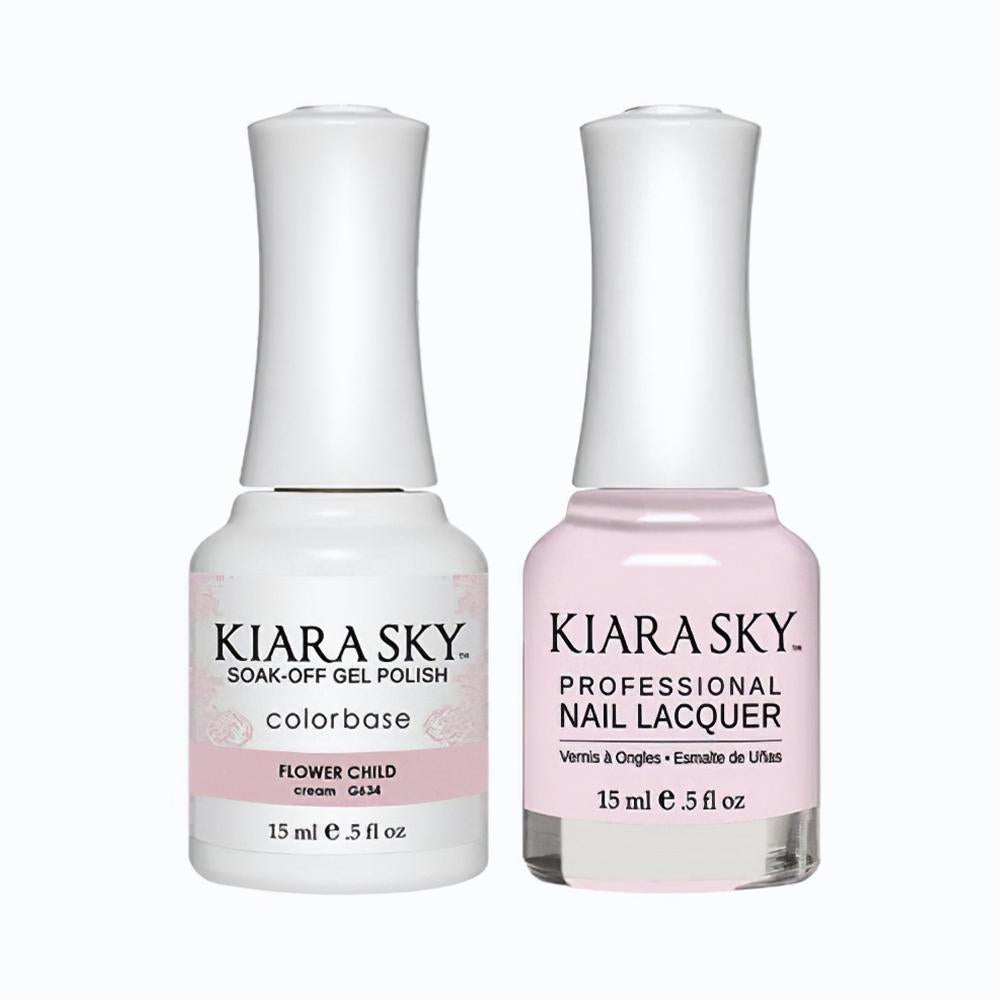 Kiara Sky Gel Nail Polish Duo - 634 Flower Child