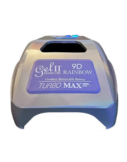 GEL II CORDLESS REMOVABLE BATTERY LAMP / 9D RAINBOW TURBOX MAX