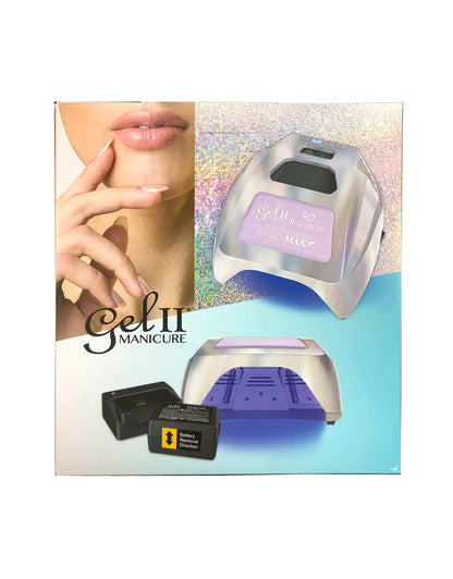 GEL II CORDLESS REMOVABLE BATTERY LAMP / 9D RAINBOW TURBOX MAX