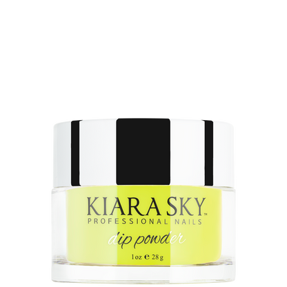 Kiara Sky Dip Glow - ELECTRIC YELLOW
